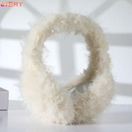 LIGHT Winter Ear Muffs, Soft Cosy Warm Earflaps, Fashion Fleece Plush Casual Ear Warmers