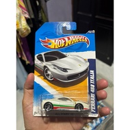 Hot Wheels HW ALL STARS ‘12 130/247 Ferrari 458 Italia White Nice (carded not mint)