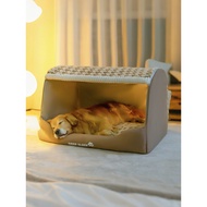 Kennel Winter Warm Medium Large Dog Golden Retriever Dog House Indoor Removable Washable Dog House P
