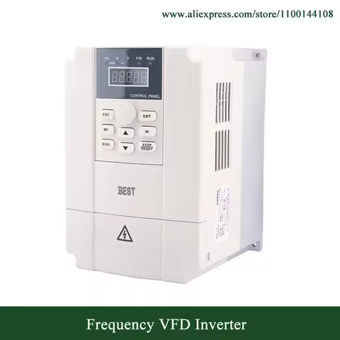 BEST VFD 5.5KW AC220V/AC380V 1000HZ Frequency VFD Inverter Spindle Motor Inverter