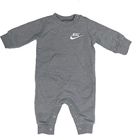 Baby`s Long Sleeve Footless Coverall (Grey Heather(56F891-042)/White, 3 Months)