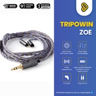 in stock Tripowin ZOE Copper+Silver-plated +Gold-plated Litz Upgrade Cable IEM