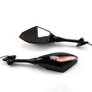 Racing กระจกมองหลังพร้อมไฟเลี้ยว LED สําหรับ Honda CBR125R CBR150R CBR600RR /CBR1000RR 2004-2007
