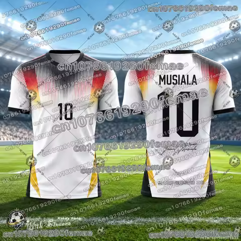 2026 New Musiala Germany Soccer Jersey 2026 Special Commemorative Kids Adults Breathable Quick Dry F