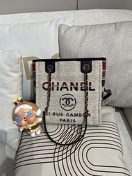 Chanel Deauville tote bag small ,100%Authentic,98%new 💎尖沙咀中港城門市