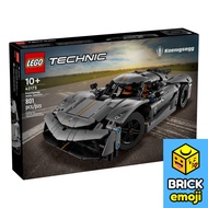 LEGO 42173 Technic Koenigsegg Jesko Absolut Grey Hypercar Đồ chơi khối xây dựng