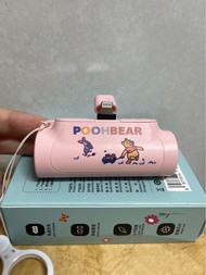 迪士尼Mini 直插式膠囊充電寶 5000mAh 自帶Apple 頭尿袋|行動電源