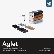 Shoelaces (Aglets), Aluminum - Made in UK