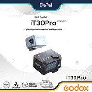 Godox IT30 Pro flash mini camera DSLR film camera portable external unit roof light hot shoe light T