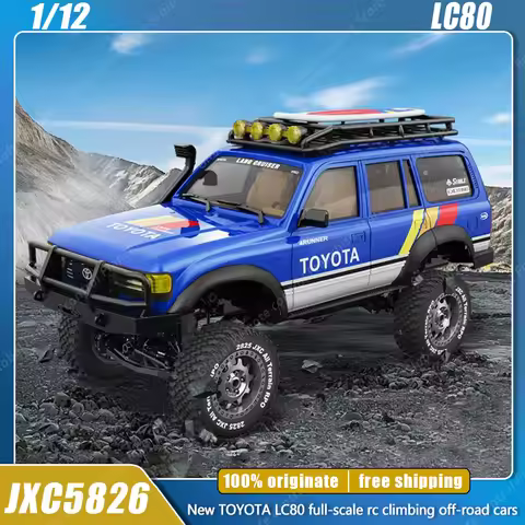 JXC LC80 1/12 RC Car JXC5826 Simulation Toyota Full Scale High Speed 2.4G Brush Motor Remote Control