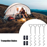 Fixed Heavy Duty Outdoor Camping Spiral Steel Windproof Canopies Tie Down Tent Accessory Ground Anchor Trampoline Stakes