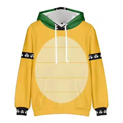New Halloween Cosplay Costume Super Brothers Bowser for Men Women Pants Hoodies Harajuku Streetwear 