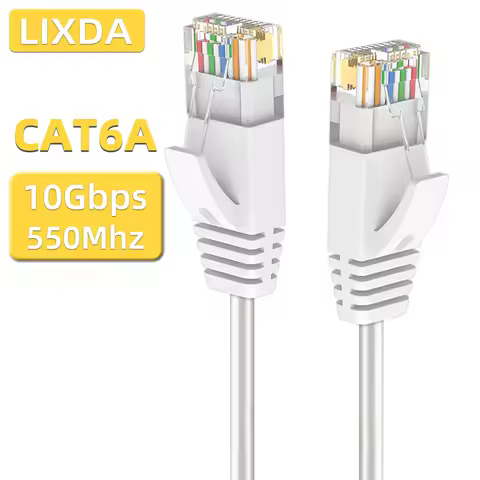 Ultra Slim Cat6A Ethernet Cable LAN Ethernet Cable 10Gbps 550MHz UTP Cat 6a Network Cable Thin Patch
