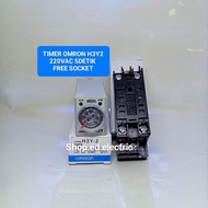 Omron timer h3y2/h3y-2 5min 220vac original