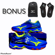 Sepatu Volly Mizuno Wave Lighting Z2 Low Terbaru /Sepatu Wave Momentum /Sepatu Voli WLZ 2 Low Hitam 