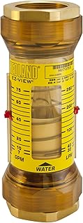 Hedland H615-075-R EZ-View Flowmeter, Polyphenylsulfone, For Use With Water, 30.0 to 280.0 lpm Flow 