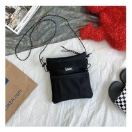 🔥LMC กระเป๋าสะพายข้าง เกาหลีตาข่าย Messenger โทรศัพท์มือถืะเป๋าน้ำหนักเบากระเป๋ากีฬา