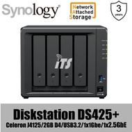 Synology DiskStation DS423+ / DS425+ 4-Bay NAS (Celeron J4125/2GB DDR4)