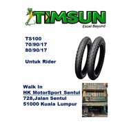 Tayar Timsun TS100 Hard Compound Quality Like Dunlop TT100 (70/90/17) (80/90/17)