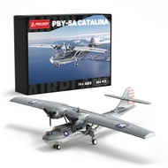 WW2 Airplane PBY-5A Catalina Building Blocks Sets, Military Building Toy, Collectible WWII Air Force
