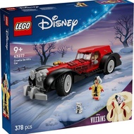Cruella De Vil's Car,LEGO Disney toy buildable car and 101 Dalmatians villain