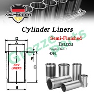 (93mm) Münster Engine Block Cylinder Liners Liner Sleeve (Semi) 8-97176-685-0 for Isuzu Truck Hicom 