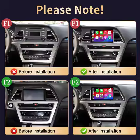 For Hyundai Sonata 7 LF 2014-2020 Car Radio Multimedia Android 14 Wireless BT CarPlay Navigation 786
