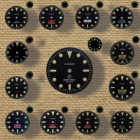 Classic style with millions of fans, 28.5mm retro SUB dial, S logo, NH35 dial suitable for 3/3.8/4.2