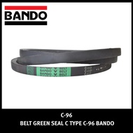 VANBELT C-96 BANDO BELT GREEN SEAL C TYPE C96 FANBELT VBELT FAN BELT VAN BELT