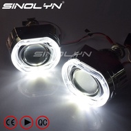 H4 H7 Car Headlights LED Angel Eyes Halo Bi-xenon Projector Lens Devil Lens Accessories Retrofit Use