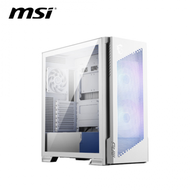 微星 MPG VELOX 300R AIRFLOW PZ 白 玻璃透側機殼 (E-ATX/Type-C/內建風扇前2後1/支援(ATX)背插主板/顯卡400mm/塔散165mm)