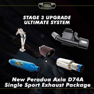New Perodua Axia D74A / Toyota Wigo Single Sport Exhaust Package