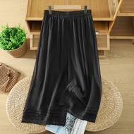 Oladivi Plus Size Wide Leg Pants Fashion Women Bottoms Casual Loose Oversized Big Trousers 7798 D068