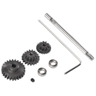 Metal Transmission Gear with D Axis Gearbox Steel Gears Set for WPL D12 1/10 RC Car Upgrade Parts Ac
