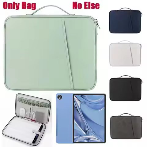 for Doogee T30 Max T20 Ultra T40 Pro E3+ V Pad T36 Tablet Storage Bag Waterproof Sleeve Zip Pouch fo