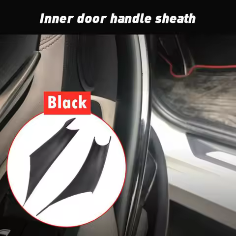 2pcs Car Interior Door Pull Handle Protective Cover Trim For BMW 3/4 Series F30 F35 320i 320Li 328i 