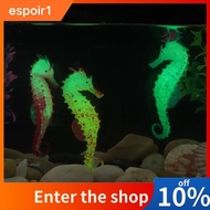 ESPOIR Artificial Luminous Seahorse, Float Silicone Glowing Sea Horse,  Fish Landscape Aquarium Decor