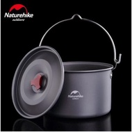 Naturehike 4L Ultralight Camping Cookware Tourism Pot Camping 4-6 Person Tableware Aluminium Alloy C