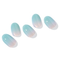 Ohora Gel Nail Sticker N Soda Bubble Blue Ombre Gradient Nail Strip 30pcs