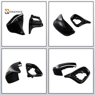 Car Rearview Mirror Cover Cap Side Mirror Frame Trim with Base for     3 5 Series G20 2018-2024 G30
