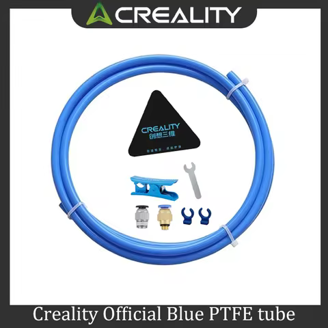 Creality Official Blue PTFE tube suitable for 1.75mm filament, with 1M/2M blue tube, suitable for 3D