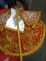 DRESS STO. NINO DE CEBU DRESS 14 inches SIZE Santo Ninyo Damit Sinena Quality made very nice
