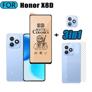 3 IN 1 Honor X8D Tempered Glass Matte Gaming Screen Protector for Honor X9D Ceramic Matte Screen Pro