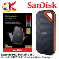 SANDISK EXTREME PRO E81 PORTABLE SSD 1TB/ 2TB / 4TB 2000MB/S | IP6S WATER & DUST RESISTANT - EXTERNA