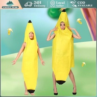 Banana Fruit Costume Mascot Costume Onesie Yellow Banana Party Onesie Halloween Party Adult