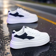 MQ909 men's sports sneaker, high-end QC-1 version, black and white pattern, Korean style, 5cm rubber