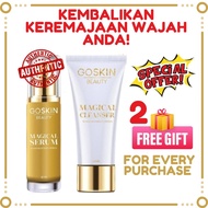 [ORIGINAL HQ] GOSKIN BEAUTY MAGICAL SERUM CLEANSER SET GOSKIN PENJAGAAN KULIT MUKA MERAWAT JERAGAT J