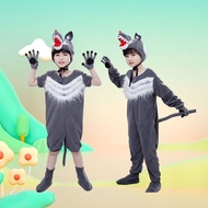 Children Animal Costume Big Gray Wolf Performance Costume Kindergarten Wolf Performance Costume Big 