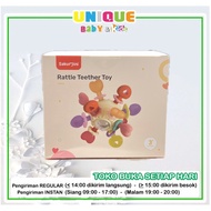 Sakumini Teether Ball Rattle, Silicone Baby Teether