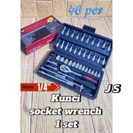Socket Wrench Set 46pcs 1/4 Socket Wrench set 46pcs